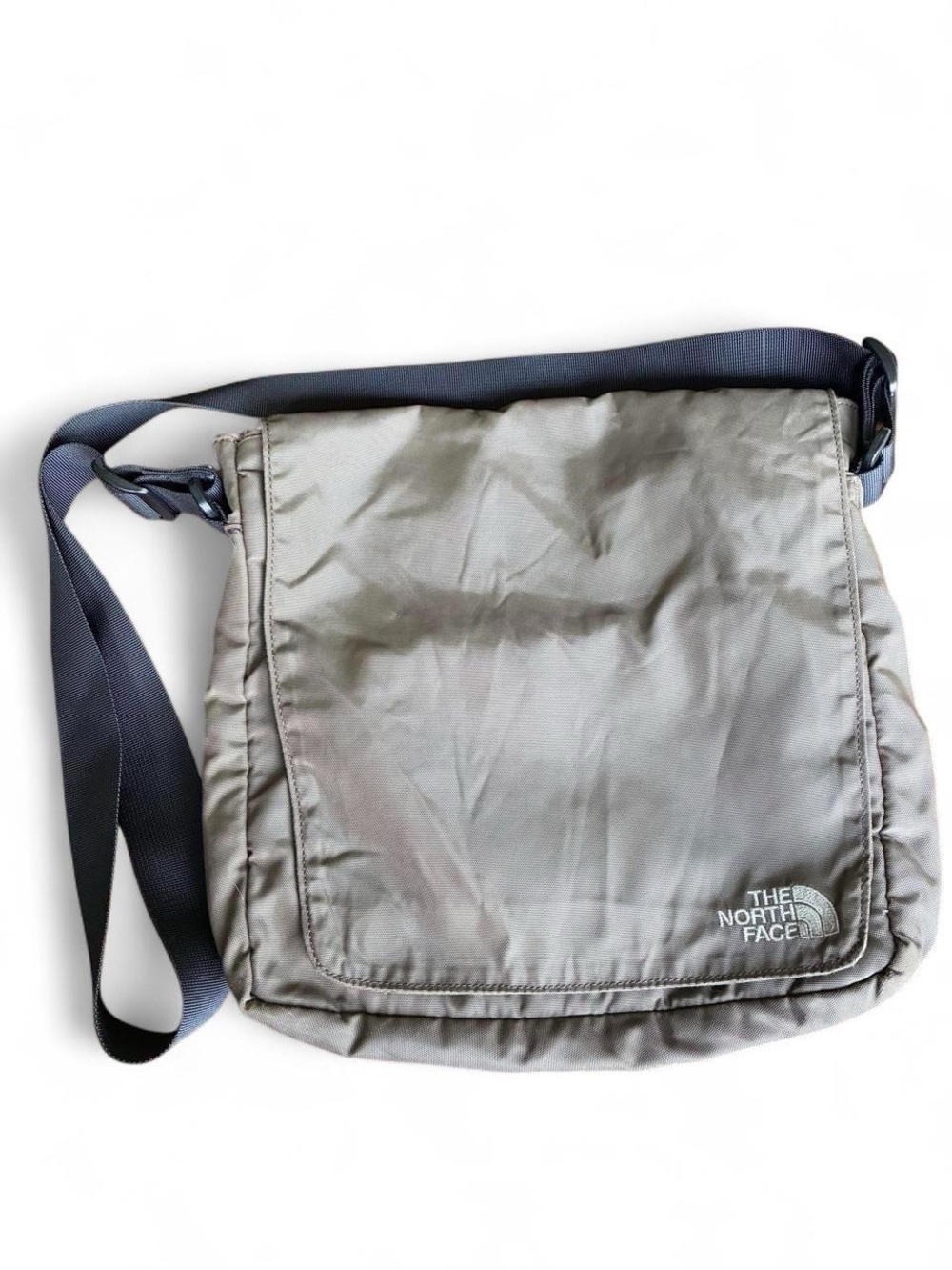 The North Face Brown Messenger Bag with Black Strap